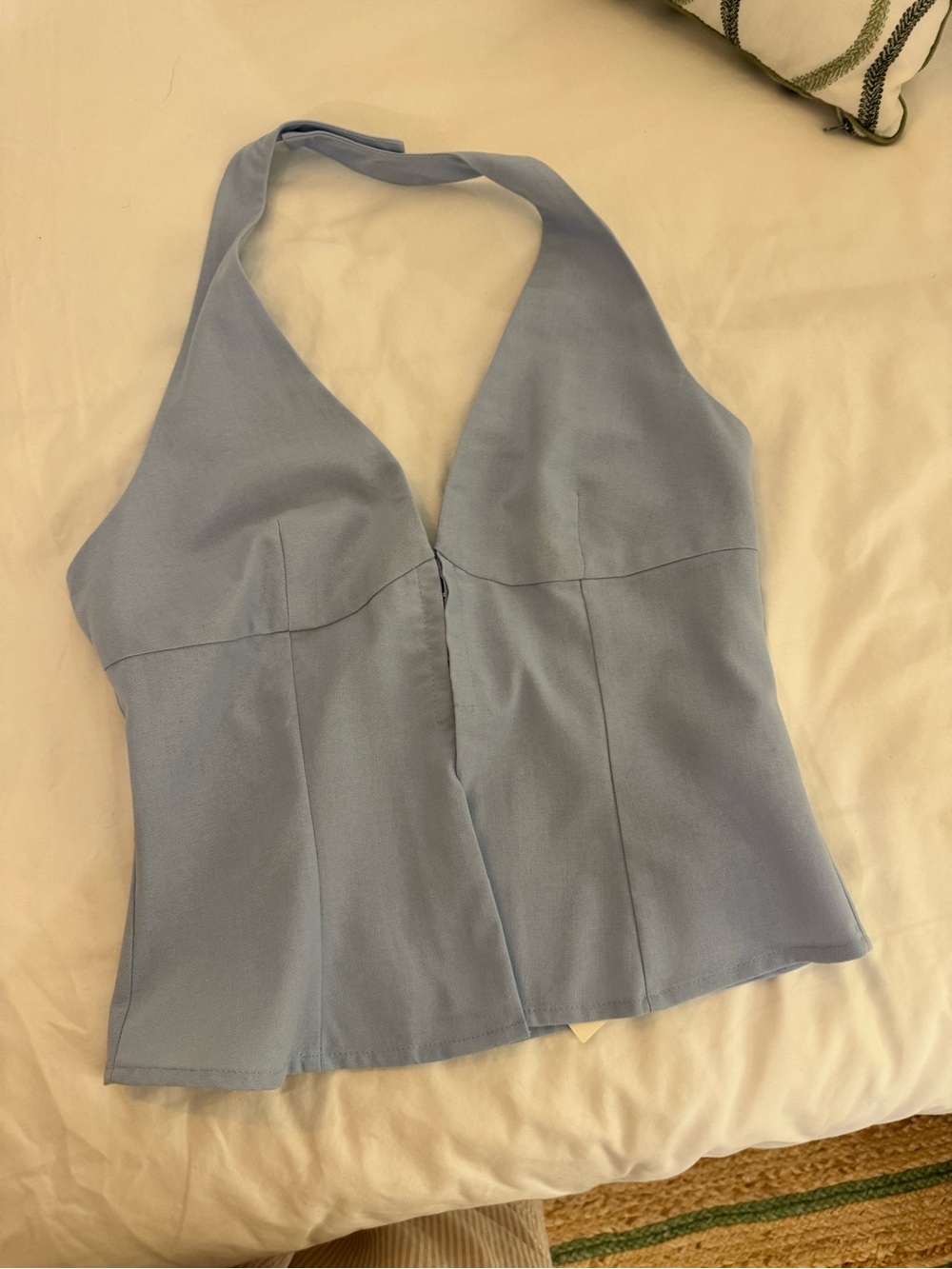 Commense Light Blue Halter Camisole